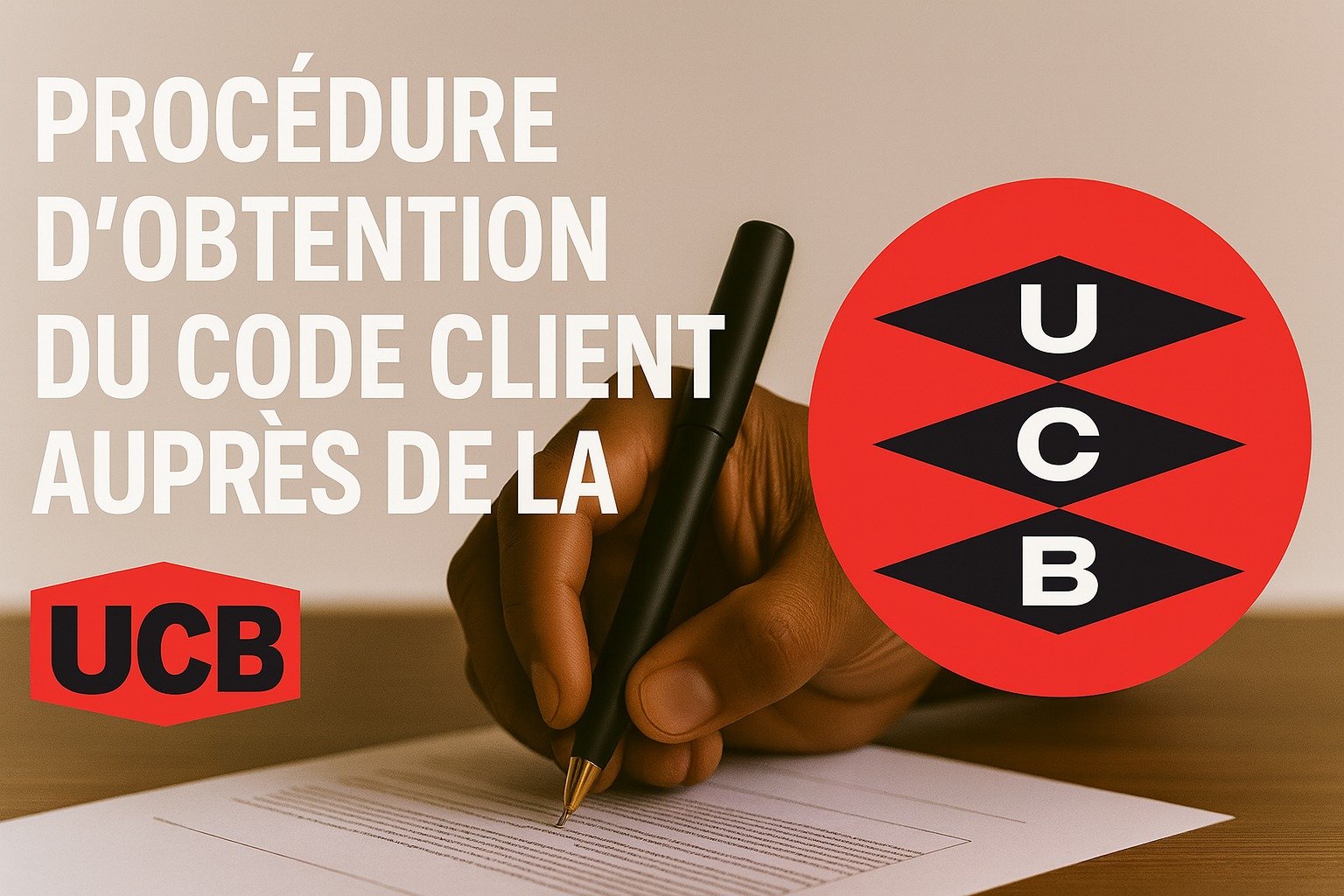 La procédure d'obtention du code client auprès de la UCB (Union Camerounaise de Brasseries)