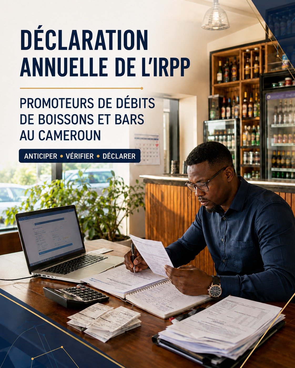 Déclaration annuelle de l’IRPP au Cameroun : ce que les promoteurs de débits de boissons et bars doivent savoir