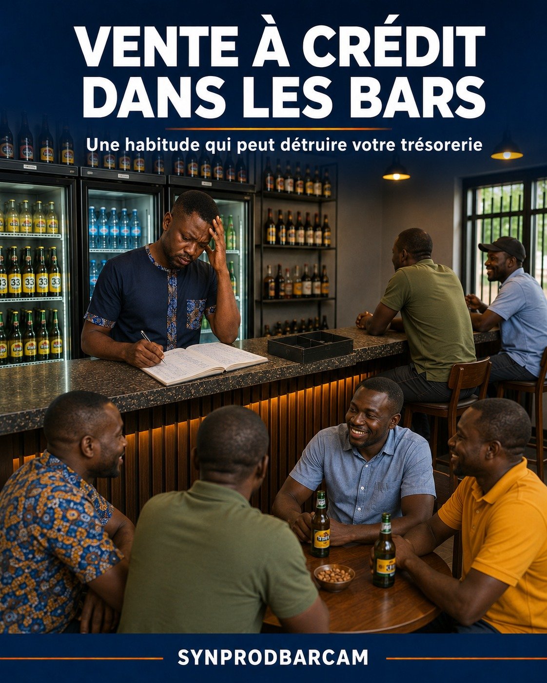 Vente à crédit dans les bars : une habitude qui peut détruire votre trésorerie